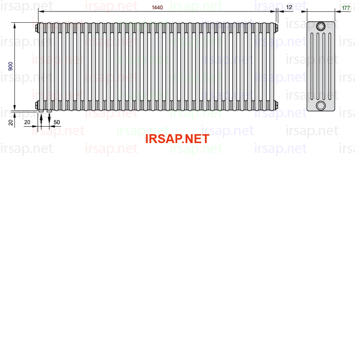 Радиатор IRSAP Tesi 50900/32 T18 CL 01